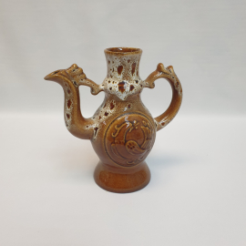 Чайник, керамика обливная 0.7 л, винтаж СССР
