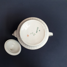 Чайник Чайка, фарфор роспись позолота 0.6 л, винтаж СССР. Картинка 8