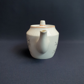 Чайник Вербилки, фарфор деколь 0.55 л, винтаж СССР. Картинка 3