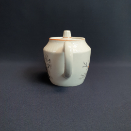 Чайник Вербилки, фарфор деколь 0.55 л, винтаж СССР. Картинка 5