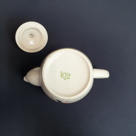 Чайник Вербилки, фарфор деколь 0.55 л, винтаж СССР. Картинка 8