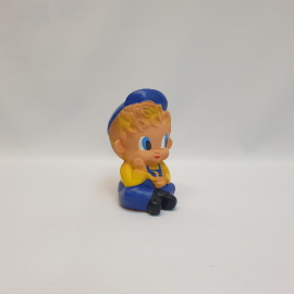 Игрушка Мальчик, резина высота 11 см, винтаж ГДР