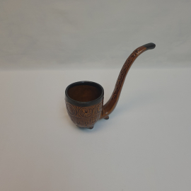 Трубка - поильник "Кубань", керамика, высота 17 см, 250 мл. Винтаж, СССР.