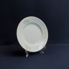 Десертная тарелка Чайка, фаянс деколь 17 см, винтаж СССР