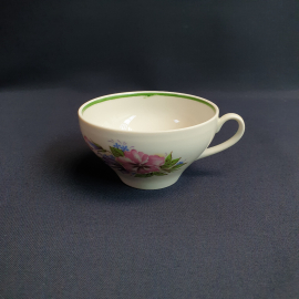 Чашка Дулево, фарфор деколь 190 мл, винтаж СССР