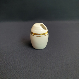 Горчичница Дулево, фарфор позолота, винтаж СССР