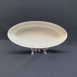 Селедочница , фаянс  позолота 26х12 см, винтаж