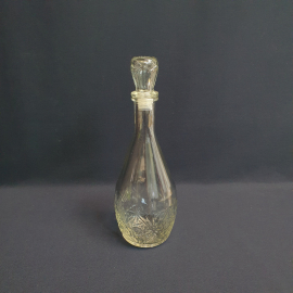 Штоф 26 см, стекло, 500 мл, винтаж СССР