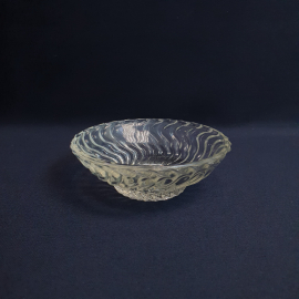 Креманка, Уршельский, стекло, диаметр 15 см, винтаж СССР