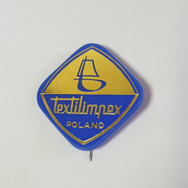 Значок СССР Textilimpex Польша, швейная машина, коллекционный предмет, советский и винтажный.