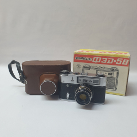 Фотоаппарат ФЭД-5В , работает,дефект на шторке, винтаж СССР.