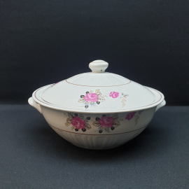 Супница на 3 литра, фарфор, деколь. Корея.