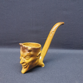 Поильник "Люцефер" 19 см, керамика, объем 150 см. Винтаж, СССР.