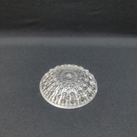 Плафон 9.5 см от люстры "Одуванчик", стекло. Винтаж, СССР.