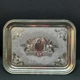 Поднос 40х30 см, металлический. Винтаж, СССР.