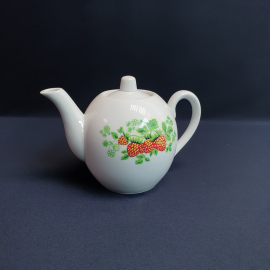 Чайник, фарфор деколь 650 мл, винтаж СССР