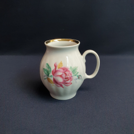 Молочник Дулево, фарфор позолота 300 мл, винтаж СССР