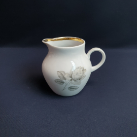 Молочник Дулево, фарфор позолота 300 мл, винтаж СССР