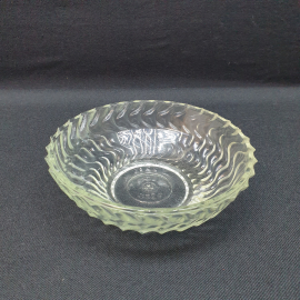 Салатник - конфетница 15 см, Уршельский, стекло, 300 мл. Винтаж, СССР.