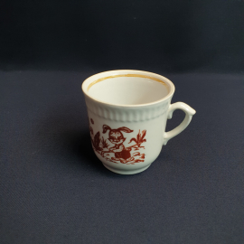 Чашка Городница, фарфор деколь 200 мл, винтаж СССР