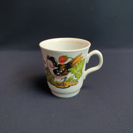 Кружка Полтава, фарфор деколь 300 мл, винтаж СССР