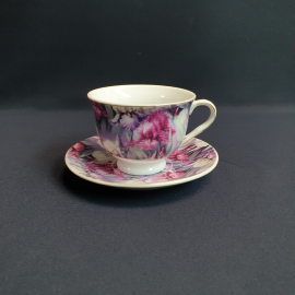 Чайная пара Olaff, фарфор деколь 200 мл, Китай