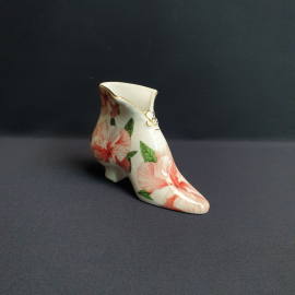 Салфетница-сапожок 16х6х11 см Royal porcelain, фарфор, деколь, позолота,Тайланд.
