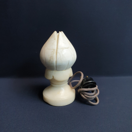 Светильник настольный (ночник), мрамор, рабочий, есть сколы см. фото. Винтаж СССР.