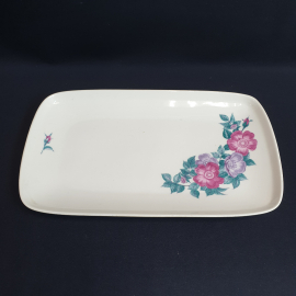 Блюдо 28х16.5 см, фарфор, деколь. ГДР.