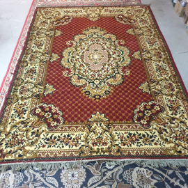 Ковер 200х285 см, шерсть, бахрома. Винтаж, СССР.