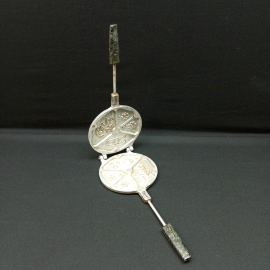 Форма для выпечки печенья, длина 41 см, металл. Винтаж, СССР.