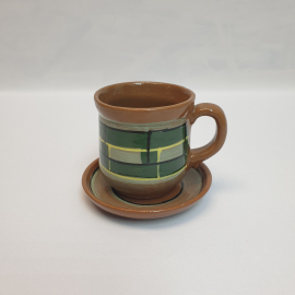 Кофейная пара, керамика 130 мл, винтаж СССР