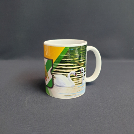 Кружка, фарфор деколь 300 мл, винтаж Россия