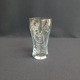 Стакан Coca-Cola, стекло 300 мл высота 15 см, Россия