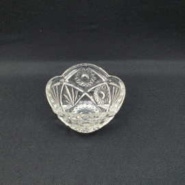 Креманка 10х6 см, хрусталь, 200 мл. Винтаж, СССР.