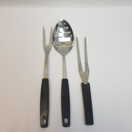 Набор кухонных принадлежностей, нержавейка, пластик.