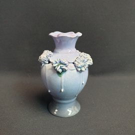 Декоративная ваза 12 см, фарфор, лепнина. Винтаж.