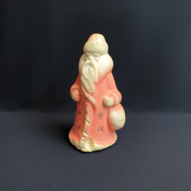 Дед Мороз пенопласт высота 27 см, винтаж СССР