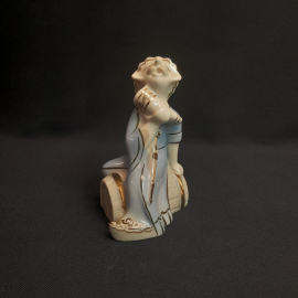 Статуэтка Грузин на бочке, фарфор 70 годы ,винтаж СССР