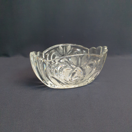 Салатник, хрусталь высота 10.5 см, винтаж СССР