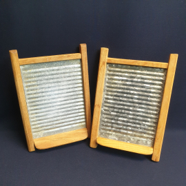 Детская доска для стирки 17х25 см, металл, дерево. Цена за 1 шт. Винтаж, СССР.