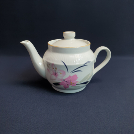 Чайник Пролетарий, фарфор деколь 0.5 л, винтаж СССР