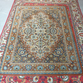 Ковер 200х150 см, шерсть, требует хим.чистки. Винтаж, СССР.