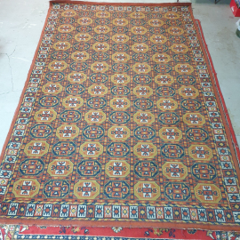 Ковер 295х195 см, шерсть, требует хим.чистки. Винтаж, СССР.