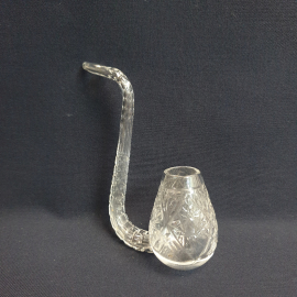 Рюмка в виде трубки 100 мл, хрусталь. Винтаж, СССР.