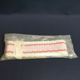 Новый плетеный чехол для руля автомобиля, пластик. Винтаж, СССР.