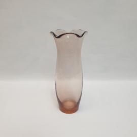 Ваза, карамельное стекло высота 22 см, винтаж СССР