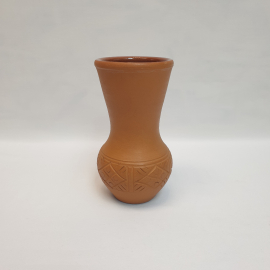 Ваза, глина ручная работа высота 17 см, винтаж СССР