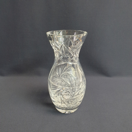 Ваза, хрусталь высота 22 см, винтаж СССР