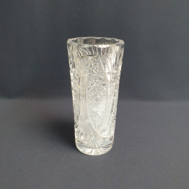 Ваза, хрусталь высота 20 см, дефект, винтаж СССР